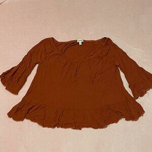Meraki Orange Flowing Top